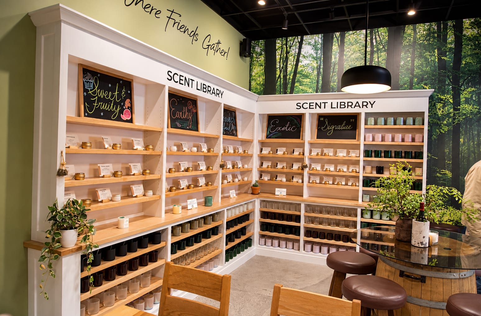 The Scent Library at Cork and Candles Warrington